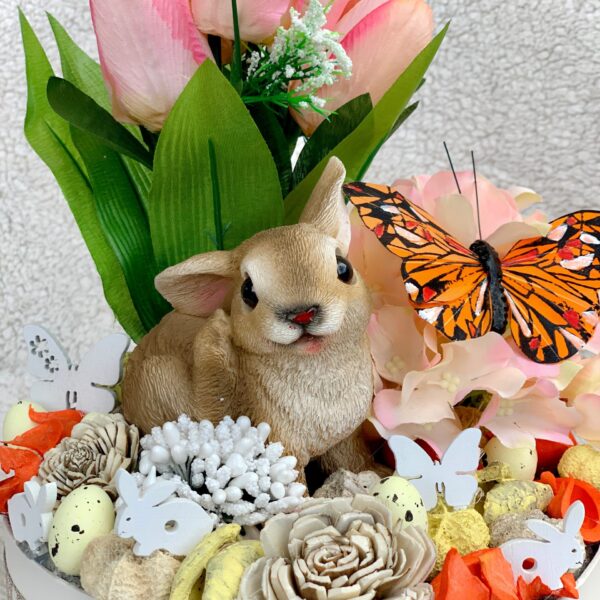 Tavaszi – Húsvéti Hangulatú Nyuszis Asztaldísz #2 Húsvéti Dekorációk Tavaszi – Húsvéti Hangulatú Nyuszis Asztaldísz #2 Húsvéti Dekorációk