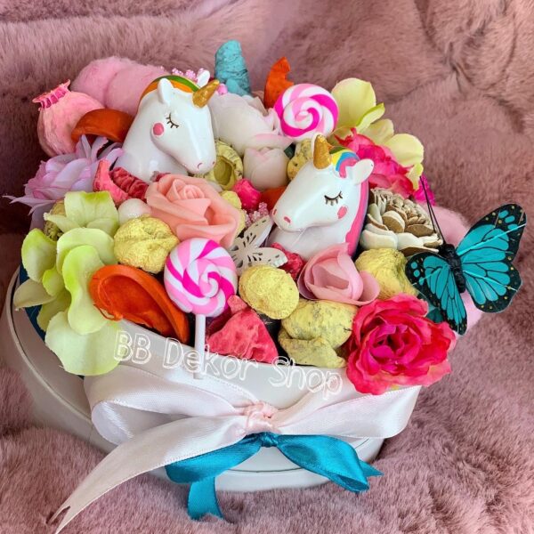 Unikornisos Színes Asztaldísz Asztaldíszek