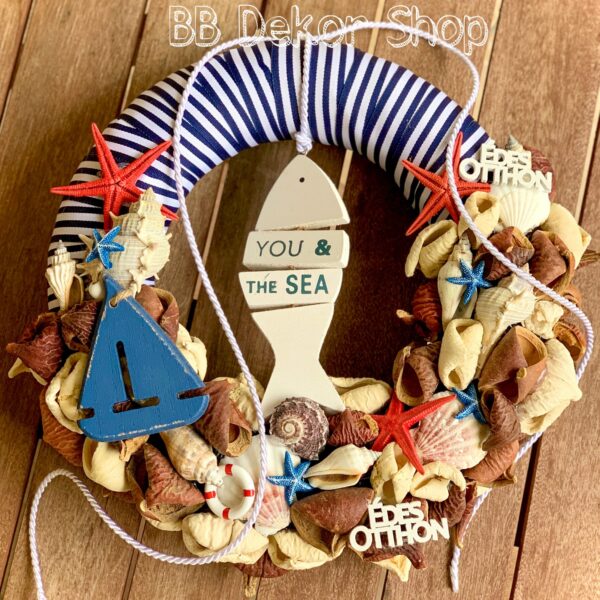 Tengerészes nyári ajtódísz Kopogtatók - Ajtódíszek