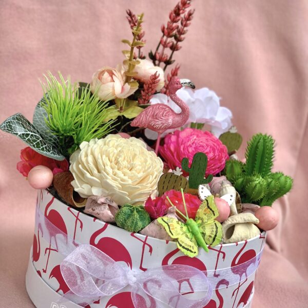 Nyári Flamingós Asztaldísz Asztaldíszek Nyári Flamingós Asztaldísz