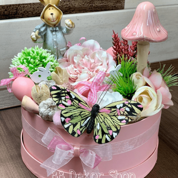 Rózsaszín Húsvéti Asztaldísz Húsvéti Dekorációk Rózsaszín Húsvéti Asztaldísz Húsvéti Dekorációk