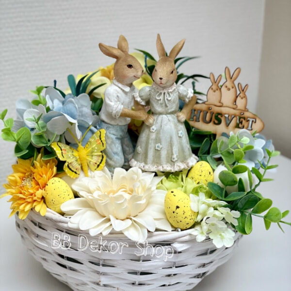 Táncoló Nyuszik Húsvéti Asztaldísz ??? Tavaszi - Nyári Lakásdíszek Táncoló Nyuszik Húsvéti Asztaldísz ???