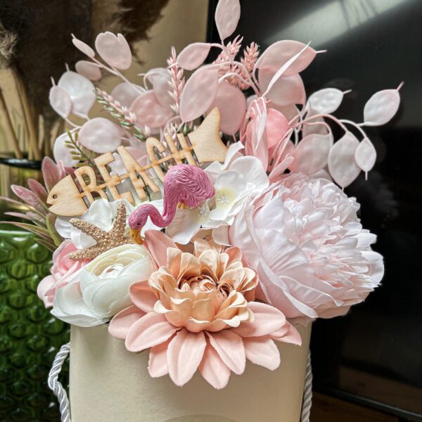 Flamingós Nyári Asztaldísz Virágboxok Flamingós Nyári Asztaldísz Virágboxok