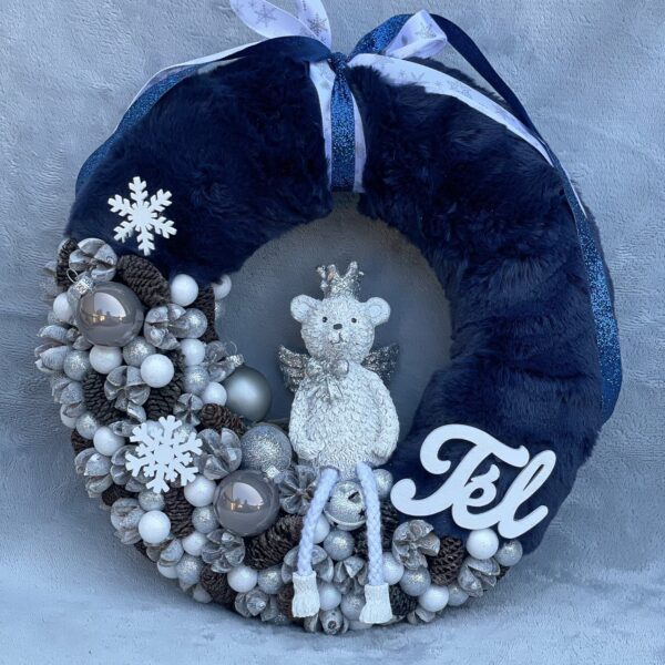 Kék ezüst kopogtató Karácsony / Tél Kék ezüst kopogtató Karácsony / Tél