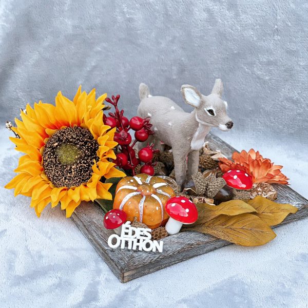 Őzike őszi asztaldísz Asztaldíszek Őzike őszi asztaldísz Asztaldíszek