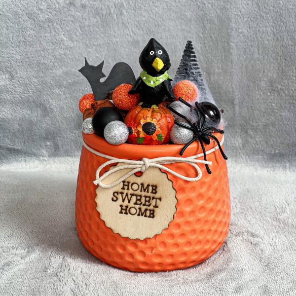 Halloweeni asztaldísz 10. Asztaldíszek Halloweeni asztaldísz 10.