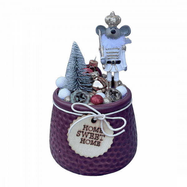 Bordó diótörő asztaldísz Karácsony / Tél Bordó diótörő asztaldísz