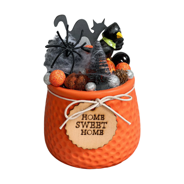 Halloweeni asztaldísz 8. Asztaldíszek Halloweeni asztaldísz 8.