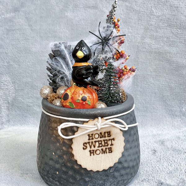 Halloween-i varjú asztaldísz Asztaldíszek Halloween-i varjú asztaldísz Asztaldíszek