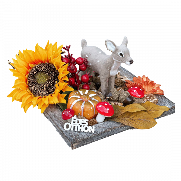 Őzike őszi asztaldísz Asztaldíszek Őzike őszi asztaldísz