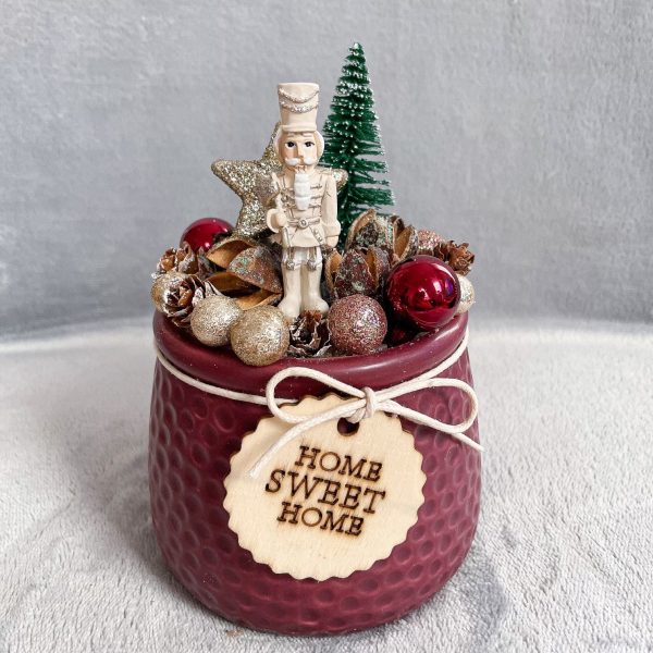 Bordó Diótörő Asztaldísz Asztaldíszek Bordó Diótörő Asztaldísz Asztaldíszek