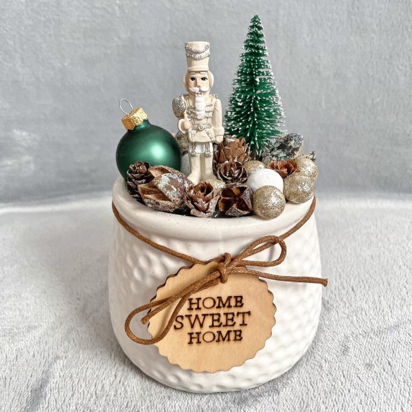 Fehér Diótörő Asztaldísz Asztaldíszek