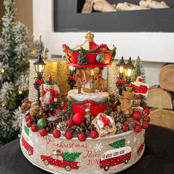 Prémium Adventi Box Zenélő Körhintával 2. Adventi Koszorúk, Boxok Prémium Adventi Box Zenélő Körhintával 2.