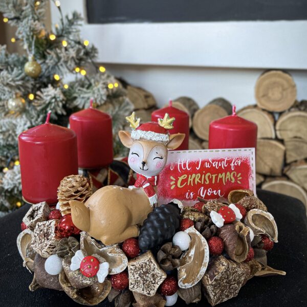 Piros Rudolf Adventi Koszorú