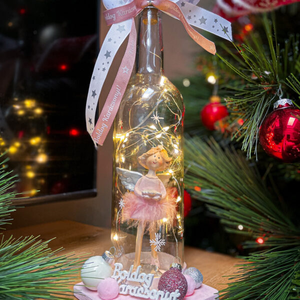 Világító Üveg Dísz 37. Asztaldíszek Világító Üveg Dísz 37.