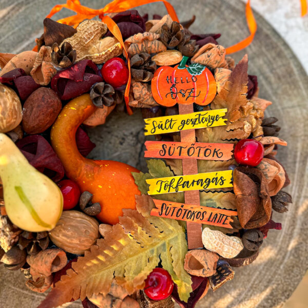 „Hello Ősz” Kopogtató Ajtódísz Ősz „Hello Ősz” Kopogtató Ajtódísz Ősz