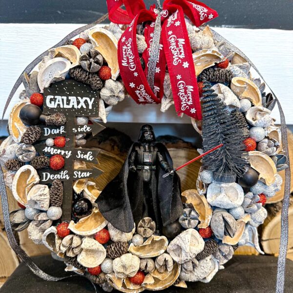 Prémium Darth Vader Kopogtató Ajtódísz Karácsony / Tél Prémium Darth Vader Kopogtató Ajtódísz