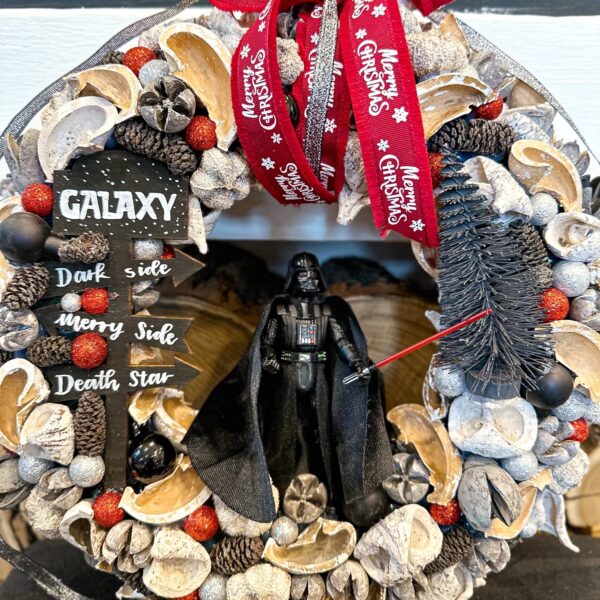 Prémium Darth Vader Kopogtató Ajtódísz Karácsony / Tél