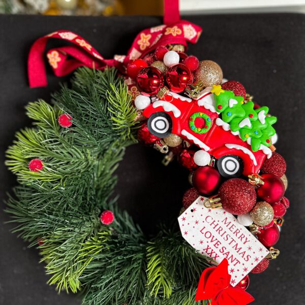 Klasszikus Téli karácsonyi Kopogtató, Ajtódísz Karácsony / Tél Klasszikus Téli karácsonyi Kopogtató, Ajtódísz