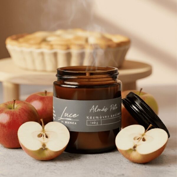 Almás Pite Szójaviasz Illatgyertya Szójagyertyák Almás Pite Szójaviasz Illatgyertya