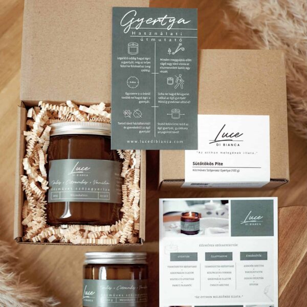 Édes Otthon Szójaviasz Illatgyertya Szójagyertyák